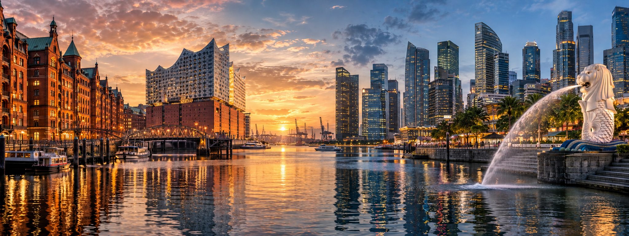 Von Hamburg nach Singapur